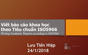 Hướng dẫn viết báo cáo khoa học theo chuẩn ISO5966