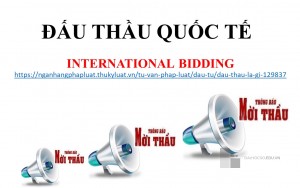 Bài giảng - Đấu thầu Quốc tế