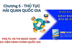 Thủ tục khai báo hải quan